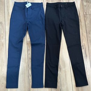 2 pairs of GAP uniform skinny pants size 10 NWT